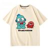 Hangyodon Harajuku Creative Pattern T-shirt Men's Casual Comfortable Summer 100% Cotton T-shirt Trend Fashion Loose T-shirt