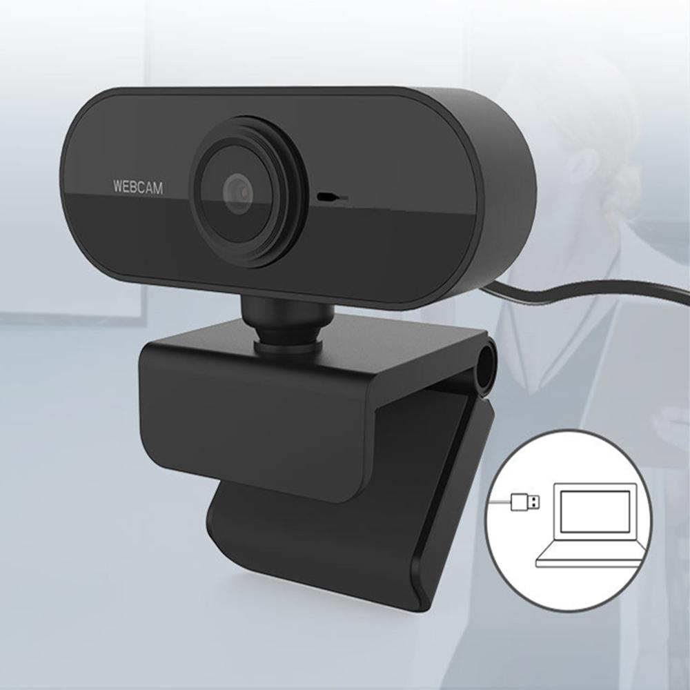 1080P Webcam Built-in Microphone For PC Laptop Desktop Auto Focusing Web Camera