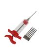 Bbq Meat Syringe Marinade Injector With Needles Turkey Syringe Sauce Injection