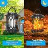LED Solar Lamp Flickering Flame Solar Soft Glow Waterproof Lantern Auto On/Off Decorative Hanging Lantern Garden Decoration