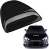 Car Air Flow Intake Hood Scoop Vent Bonnet Decorative Covers Racing Style Gloss Black Bonnet Vent Front Engine Cover