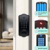 Keyless Entry Smart Door Lock Waterproof Auto Lock 5 In 1 TTlock App IC Card 150 Codes Electronic