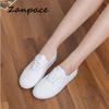 Fashion 2024 Lace-Up Shoes Woman Large Size 42 Canvas Casual  Off White Shoes Breathable Wear Resistant Slip Platform Vulcanize Shoes