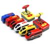 Wooden Tracks Magnetic Rail Car Toys for Children Electric Rc Cars with Light and Sound Magnetic Train Toys for Children Gift