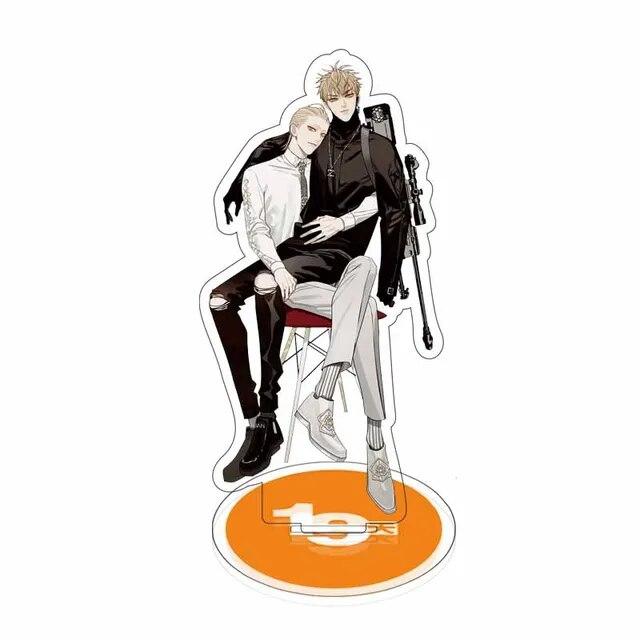 Hot Anime 19 Days Acrylic Figure Stand Model Toys Old Xian Hetian Jian Yi Character Model Desk Decor Cosplay BL Fans Collestive