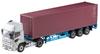 TOMYTEC Tomica Limited Vintage Neo Hino Profia 40ft Marine Container Trailer Toho Sharyo TC36H1C34 Silver Finished Product 1/64 LV-N292a