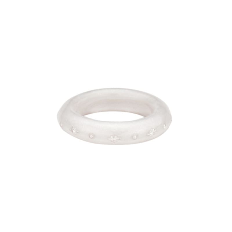 Nff Dazzling Sky Ring-white