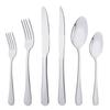 6Pcs Multi-Colors Rainbow Eating Utensil Set Dinnerware Set Cutlery Kit Fork Knife Stainless Steel Silverware Home Tableware Set