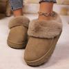 Women Fluffy Plush Slippers Winter Snow Boots Indoor Comfortable Home Shoes Women Comfortable High Quality Boots Women