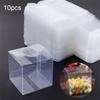 Transparent Plastic Party Event Present Pocket Candy Boxes Chocolate Cookie Pouch Square Gift Bag