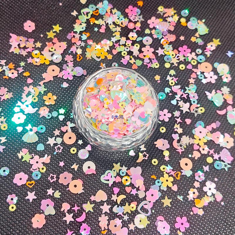 Mini Glitter Epoxy Resin Quicksand Nail Art Fillers