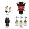 Skibidi Toilet Titan Speaker Man Action Figures Anime Block Toys Brick Model Toy for Kid Birthday New Year Christmas Gifts
