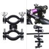 Bike Torch Clamp Bike Flashlight Bracket 360 Degrees Rotating Light Mount Cycling Torch Clip Bike Light Mounting Bracket