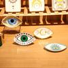 Türkiye Eye Decorative Plate Home Decoration Ornaments Ceramic Jewelry Storage Tray Plates Candy Dish