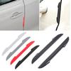 Hot 4PCS Car Side Door Edge Protector Protective Strip Scrape Guard Bumper Guards Handle Cover 3D Sticker Car Styling