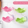 3Pcs Wall Mount Lotus Soap Dish Double Layers Quick Drain No Drill Kitchen Bathroom Shampoo Bar Soap Holder Container Box Saver