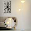 Modern Floor Lamp Double-headed Standing Tall Lamp for Bedroom Living Room Study with E27 Light