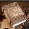 600 Pages Large Leather Journal, Tree Of Life, Leather Notebook, Spell Book