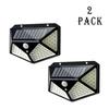 Solar Wall Light - 2 Pack - 100 LED - Waterproof - Wireless - Garden