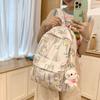 School Bag Women's Bag Cute Cartoon Junior High School High School College Student Trend Fashion Foreign Casual Backpack