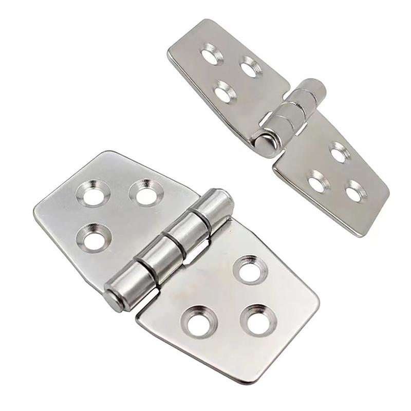 304 Stainless Steel High Quality Flat Hinge Distribution Box Control Cabinet Windows Hinge Wooden Box Yacht Parts Mini Hinge