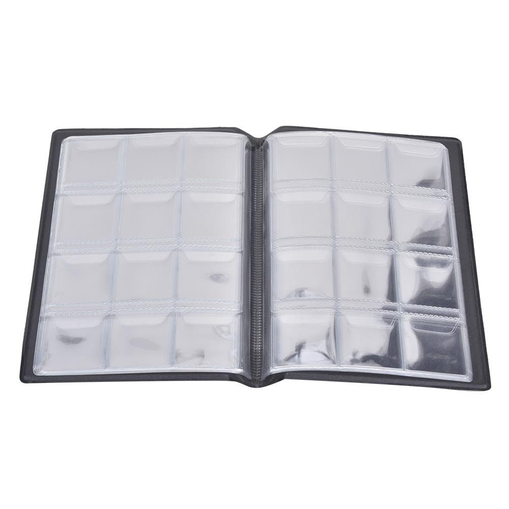 120 Pockets 10 Pages Coin Album Collection Book Mini Size Money Collecting HolderBlue