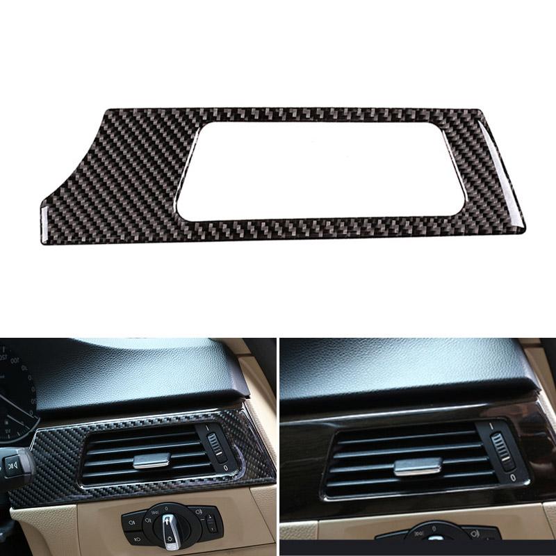 RHD For BMW 3 Series E90 E92 E93 2005-2012 Carbon Fiber Interior Driver Side Air Conditioning Outlet Vent Frame Cover