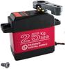 DS3225 25KG High-Torque Servo Motor | Full Metal Gear for Durability | Ideal for Robotics and RC Cars | Red & Black | Plastic Housing