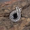 Black Onyx 925 Solid Sterling Silver Pendant, Handmade Gemstone Jewelry Pendant For Memorial Day