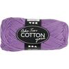 Ball of Cotton Yarn - 50 G - Color Purple - 100% Cotton - High Quality