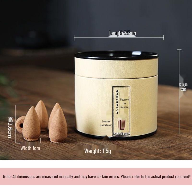 Натуральный обратный поток благовоний: Аромат полыни и сандала, комнатная бытовая башня с освежающим агаровым деревом.