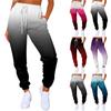 Women's Fashion Sport Printed Drawstring Pocket Casual Sweatpants Pants