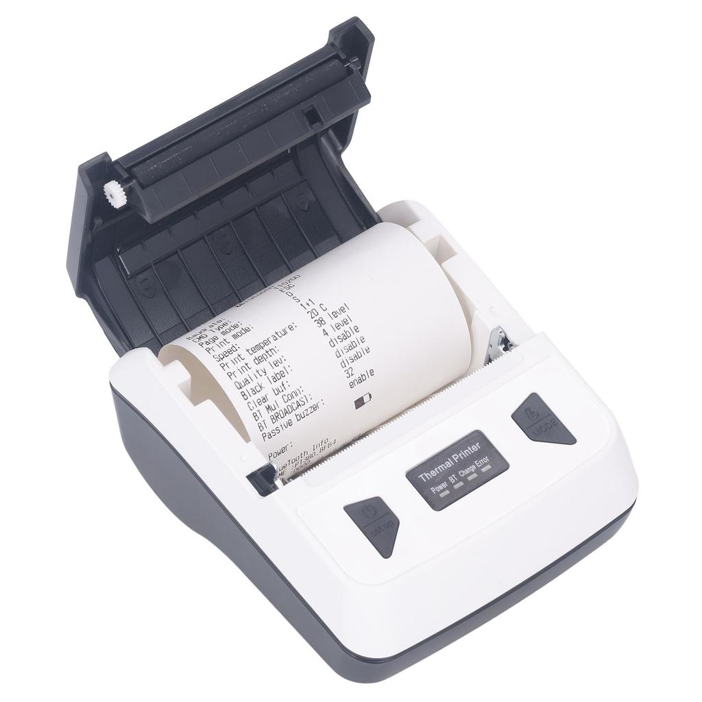 Thermal Printer Bluetooth Portable Mini Receipt Ticket Bill POS Printing Machine White 80mm for