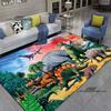 Dinosaur Carpets and Rugs Cartoon Animals 3D Printing Living Room Bedroom Large Area Soft Carpet Home Children's Room Floor Mat