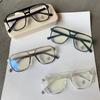 Fashion Anti-blue Light Glasses Men Women Transparent Computer Glasses Frame Retro Eyeglass Frame Flat Glasses Square Eyeglasse