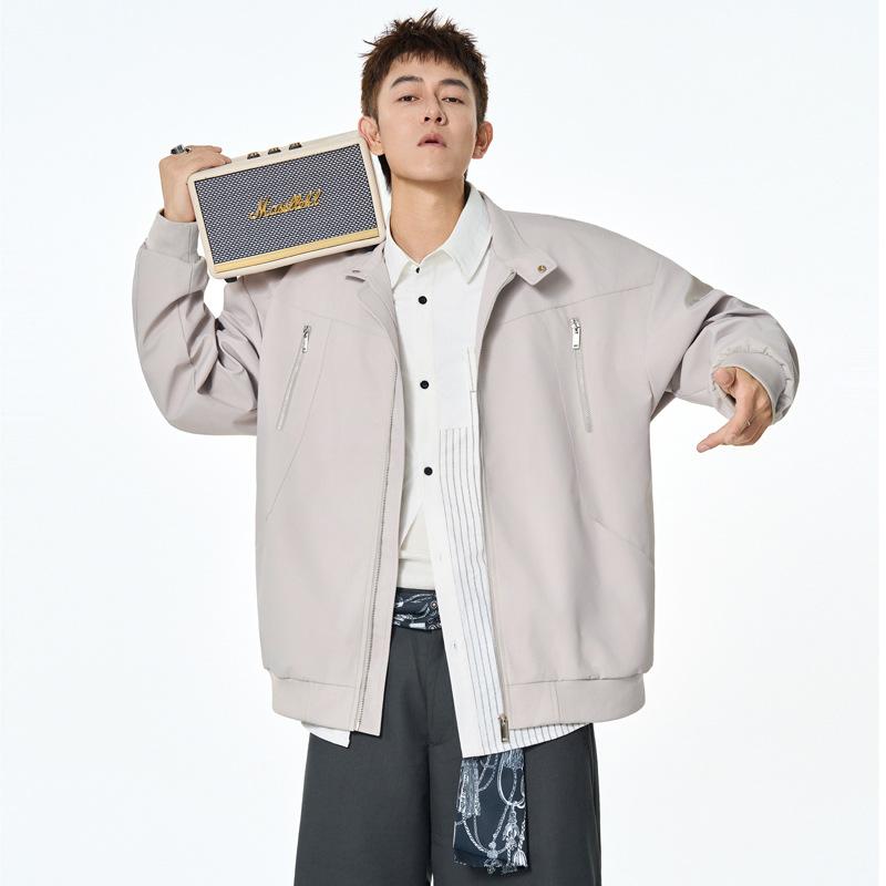 Jacket Men's Color Blocking 2025 Autumn and Winter New Men's Youth Windproof Fashion Casual Top Jacket Trend