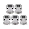 5 Pcs 2GT 20T Aluminum Alloy Gear Synchronous Timing Belt Pulley for 3D Printer 8mm