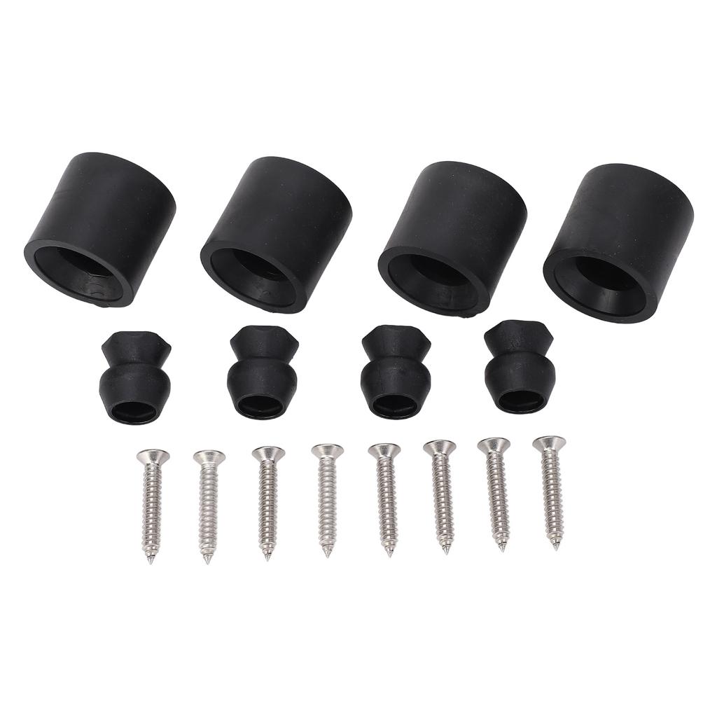 Trailer Door Holder Kit Low Profile Rubber Window Door Bumper Holder Reduce Impact Prevent Shaking for RVs Horse Trailer