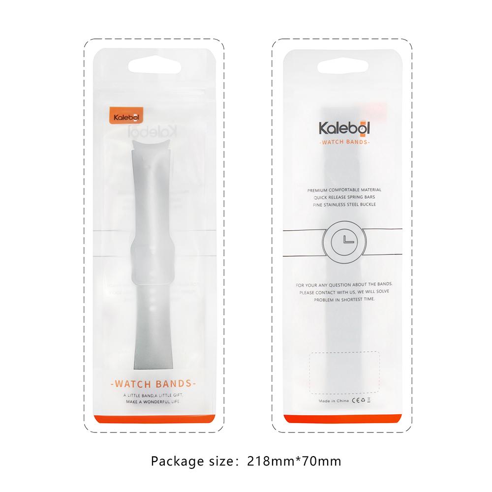 KALEBOL For Samsung Galaxy Watch FE 40mm/Watch4/Watch 5/Watch6 Silicone Watch Bands Waterproof Soft Strap