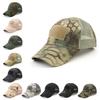 Tactical Army Hat Outdoor Sport Snapback Stripe Military Hats Camouflage Hat Simplicity Army Camo Hunting Mesh Cap