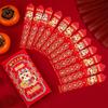 12pcs Good Luck Draw Lots Red Envelope Chinese Style Surprise Boxes Pockets Spring Festival