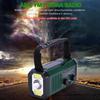 Emergency Radio Solar Hand Crank Dynamo Flashlight AM/FM/NOAA LED Weather Radio 10000mAh Camping Power Bank for Mobile Phone