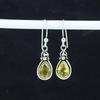 Beautiful Citrine Gemstone Earrings, 925 Sterling Silver Earring, Handmade Boho Silver Jewelry Dangle Earrings, Party Wear Gift
