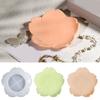 Silicone Flower Shaped Plate Mold Epoxy Mould for Unique Decorative and Functional Tray Heat Resistant Coaster Mould