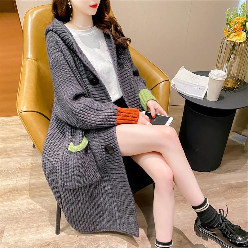 Fashion Elegant Warm Autumn Winter Sweater Cardigan Women Twist Knitted Winter Sweater Cardigan Casual Autumn Cardigan