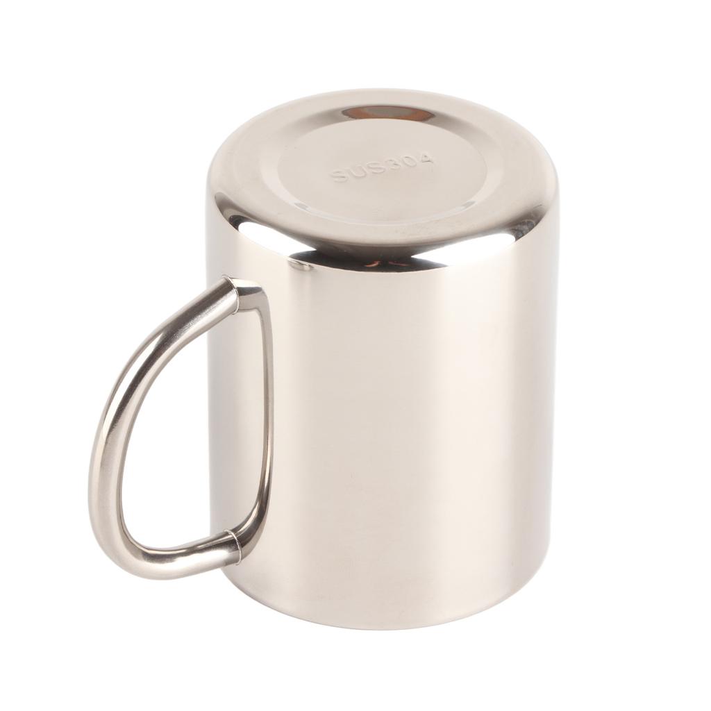 Stainless Steel Coffee Mug Minimalist Fashionable Large Capacity Coffee Cup with Lid for Home 400ml