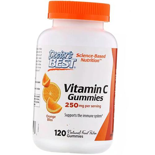 Vitamin C Chewable, Vitamin C Gummies, Doctor's Best 120tab (36327070)
