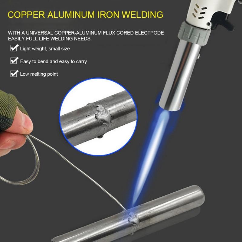 1.6/2.0mm Universal Flux-cored Welding Rods Brazing Welding Wire Electrode for Copper Aluminum Steel Iron Refrigerator Air Condition Solder