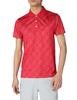 Admiral Golf Men's Classic Monogram Polo Shirt, Red
