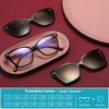 New Women's Cat Eye Polarized Sunglasses with 3 In 1 Magnetic Clip Customizable Myopia Prescription Lens Reading Glasses